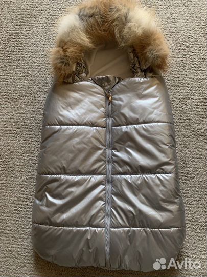 Зимний конверт в коляску