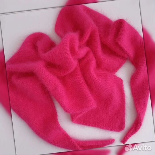 Косынка пух норки(ангора)