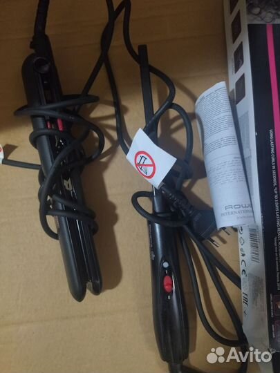 Плойка rowenta тонкая и кератиновая