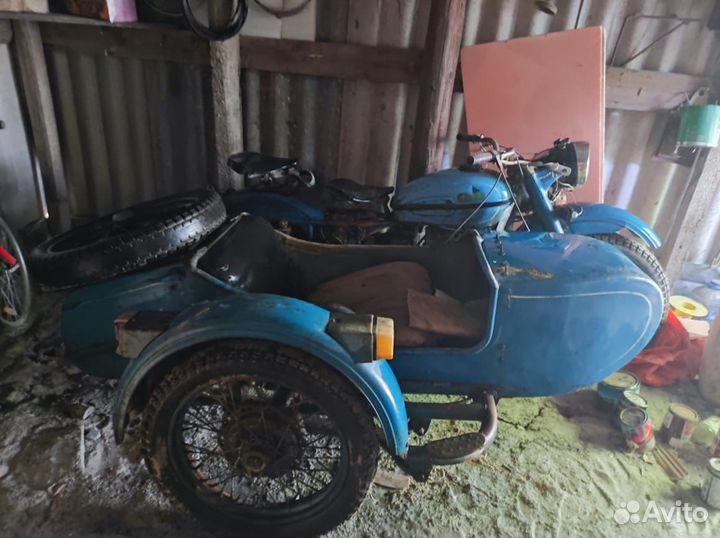 Урал с люлькой