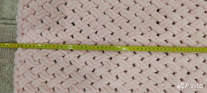 Плед детский вязаный