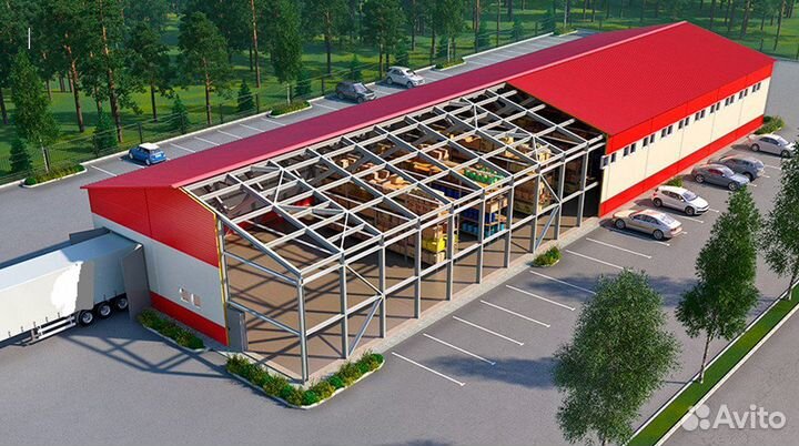 Склады, ангары, здания из сэндвич панелей