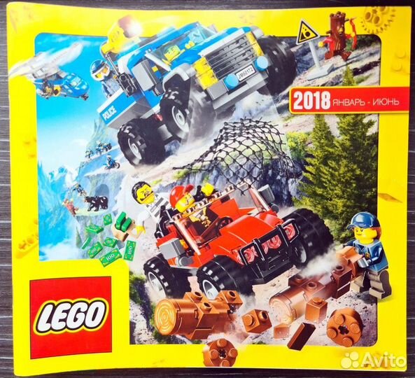 Лего каталоги 2017-2019. Открытка Lego Bugatti