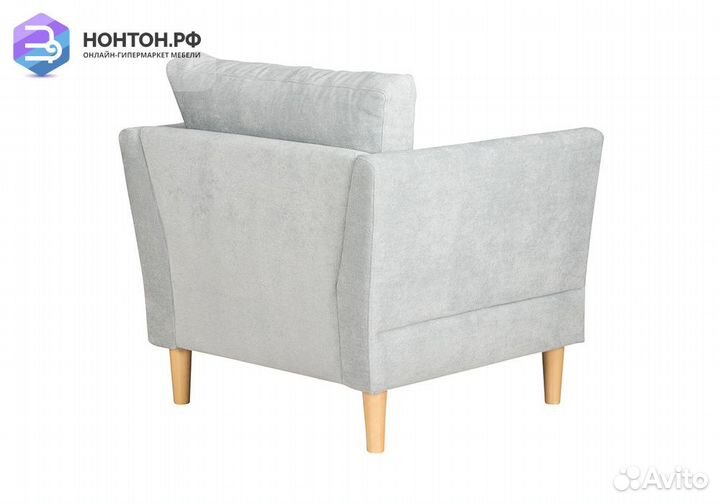 Кресло Олби светло-серое