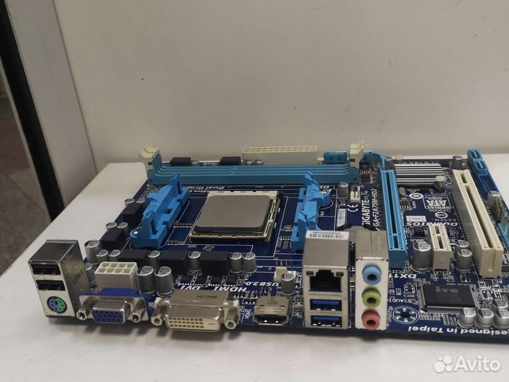 Плата, процессор Athlon X4 740, FM2