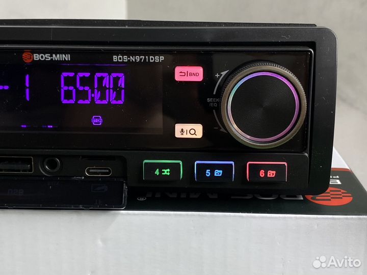 Магнитола 1 din bos mini DSP 9RCA арт324