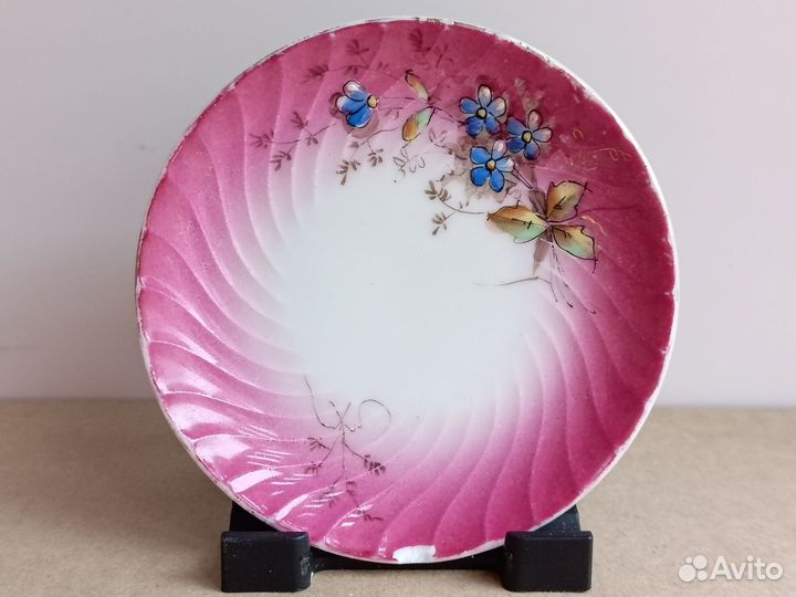 Кофейное блюдце фабрика М. С. Кузнецова в Дулево