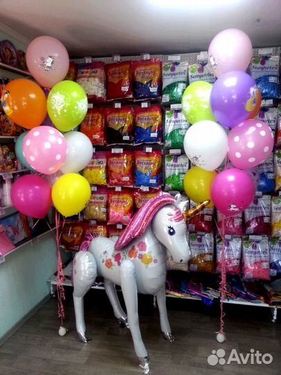 Надуваем гелием шары