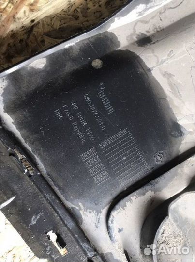 Юбка бампера задняя Audi Q7