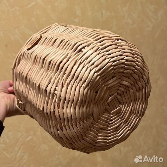 Корзина плетеная ручной работы