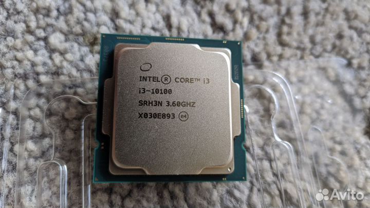 Процессор Intel core i3 10100f Б/У