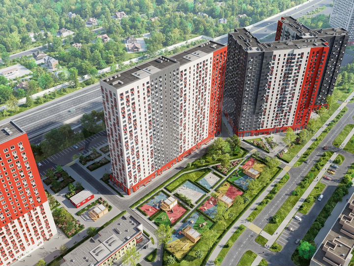 2-к. квартира, 69,5 м², 3/25 эт.