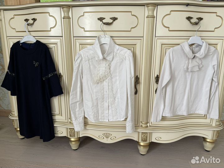 Школьная форма, 12 вещей, для девочки, 122-134