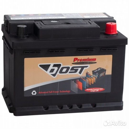 Аккумулятор Bost premium 63R (56377) обр. пол. 63