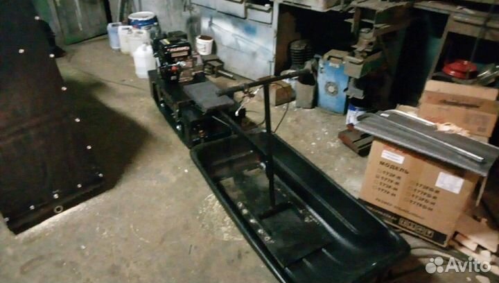 Мотобуксировщик мотособака Самый маленький толкач