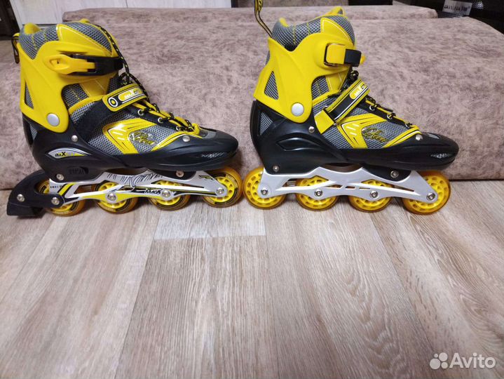Роликовые коньки раздвижные взрослые