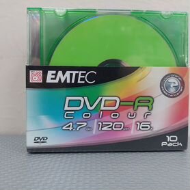 Диск DVD-R 16X emtec (basf) 10 дисков