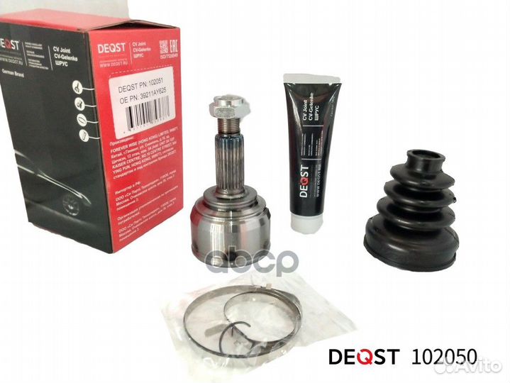 Шрус nissan micra 1.5 03- нар. 102051 deqst