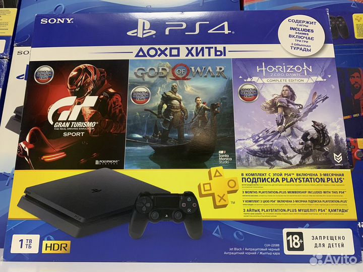 PS4 Slim 1Tb Новая