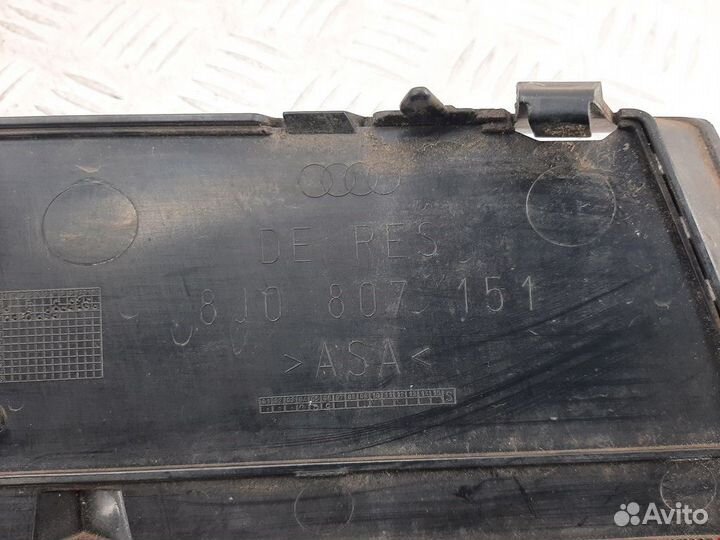 Заглушка (решетка) в бампер Audi TT 8J 2008