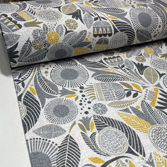 Ткань рогожка хлопковая