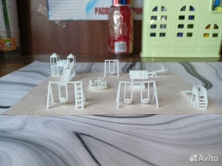 Макет детской площадки