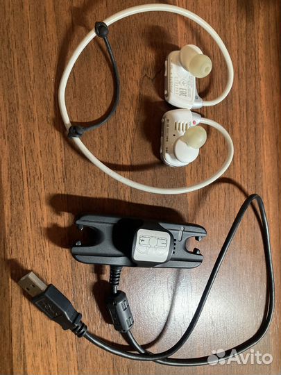 Плеер MP3 Sony NWZ-W273S 4Gb белый беспр., водонеп