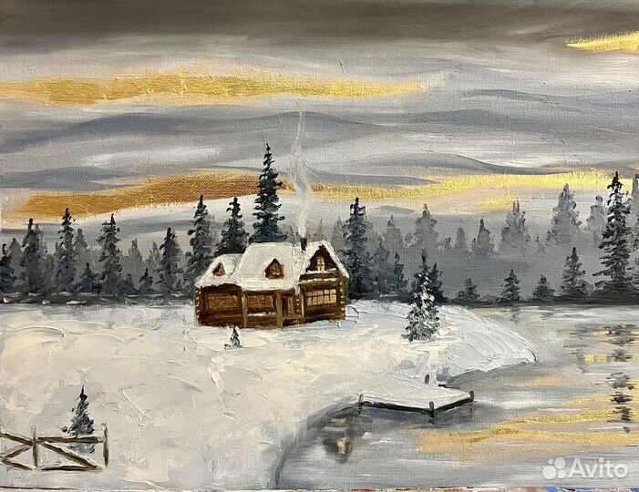 Интерьер дома, детской - картина маслом Ангел