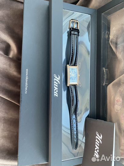 Золотые часы ника женские