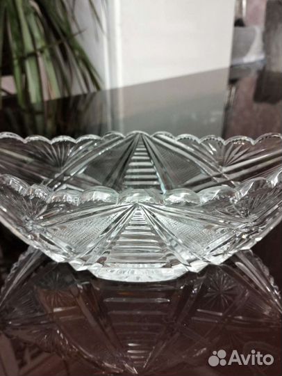 Салатник хрустальный