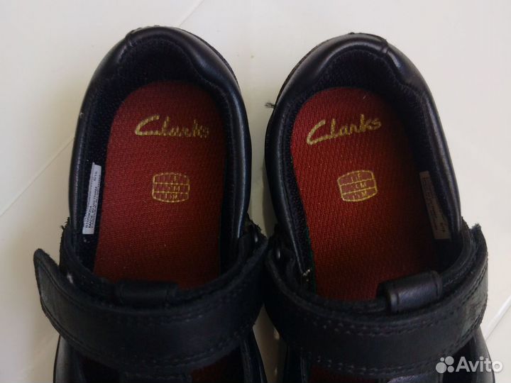 Детские туфли Clarks по стельке 18,5 кожа