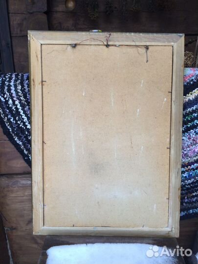 Картина в деревянной раме