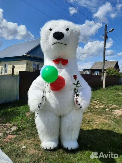 Белый мишка поздравление