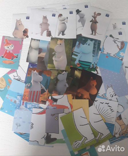 Наклейки тату муми тролли лента