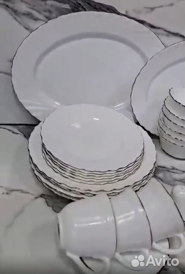 Набор столовой посуды на 6 персон 40 предметов