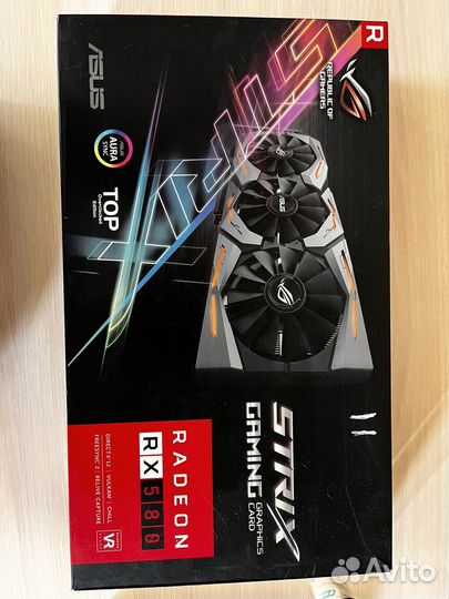 Видеокарта rx580 8gb