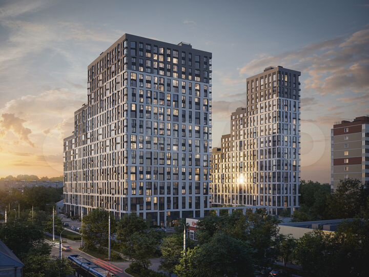 2-к. квартира, 66,3 м², 8/24 эт.