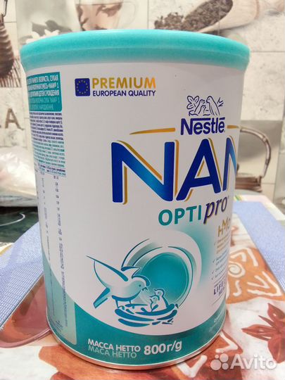 Nan optipro 1. 800 грамм
