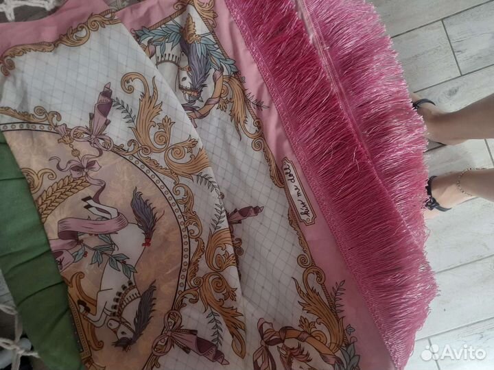 Шелковый шарф Kiss me doll