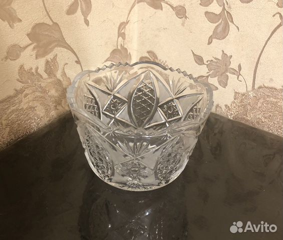 Хрустальная ваза времен СССР