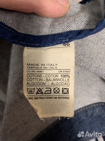 Пиджак джинсовый sisley 46р