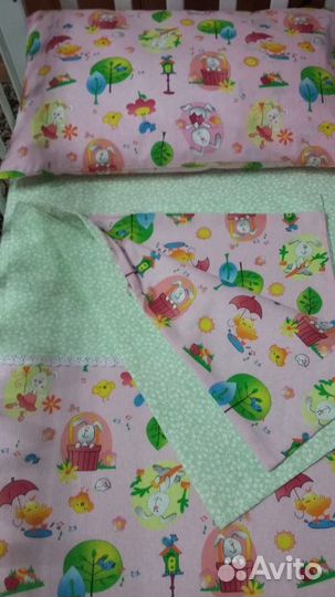 Комплект постельного белья в детскую кроватку