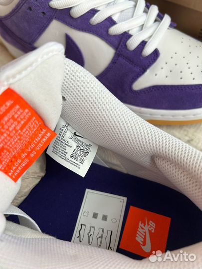 Кроссовки Nike SB Dunk Low Court Purple 12us