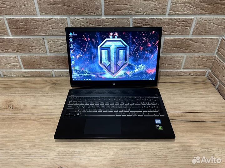 Геймерский ноутбук HP pavilion 15-CX0027UR