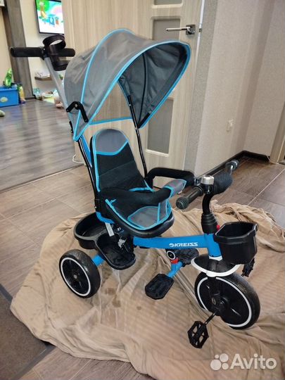 Велосипед с родительской ручкой