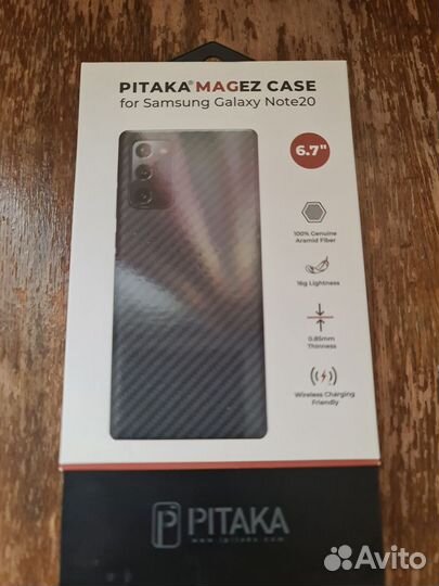Чехол Pitaka на Samsung Note 20