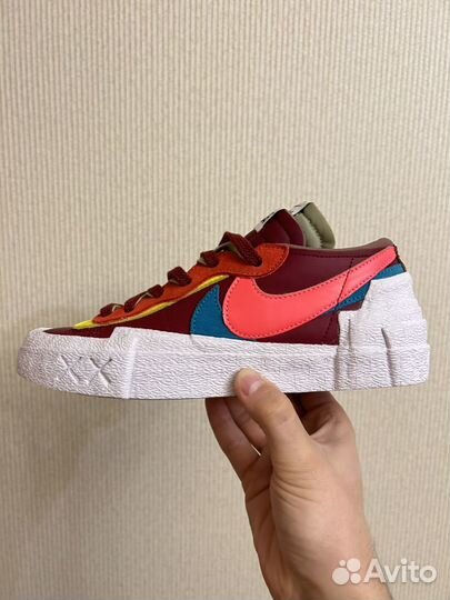 Кроссовки Nike x Sacai x kaws Blazer Low “Red”