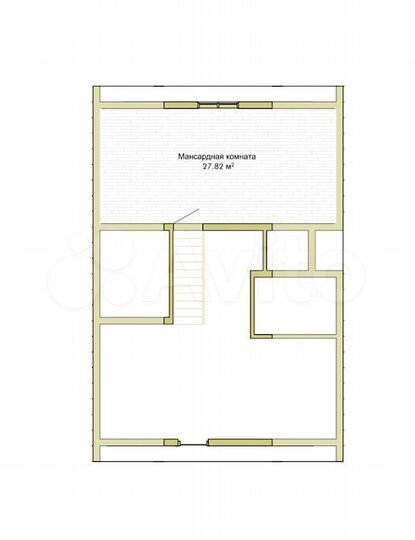 Коттедж 102 м² на участке 8 сот.
