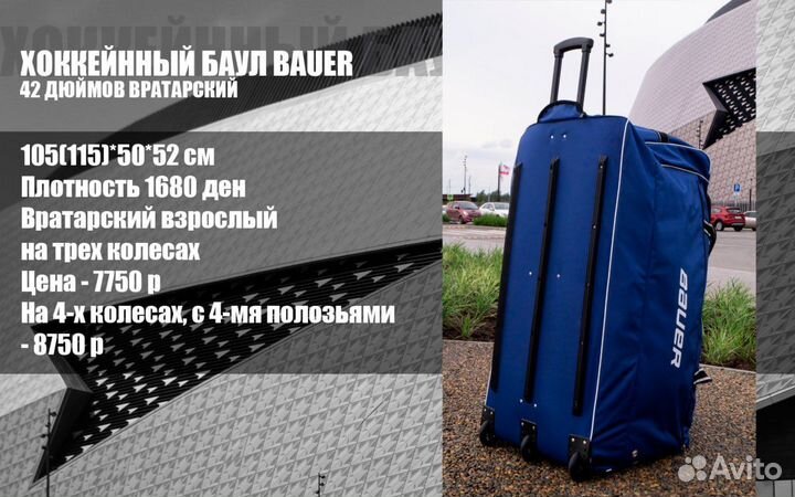 Хоккейный вратарский баул 42