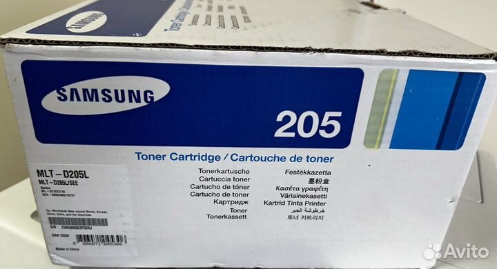 Картридж для принтера Samsung MLT-D205L